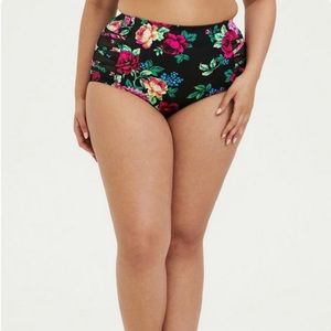 TORRID | High-Rise Lattice Side Swim Bottom | 3X